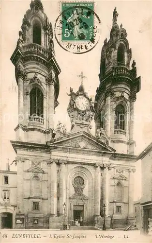 AK / Ansichtskarte Luneville_54 Eglise St Jacques 
