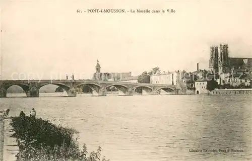 AK / Ansichtskarte Pont a Mousson_54 La Moselle dans la Ville 