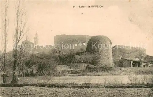 AK / Ansichtskarte Mousson_54 Ruines de Mousson 