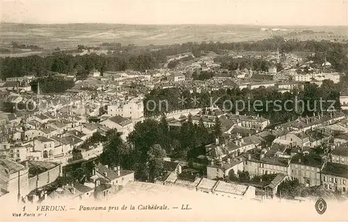AK / Ansichtskarte Verdun_Meuse Panorama pres de la Cathedrale Verdun Meuse