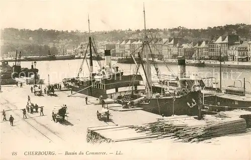 AK / Ansichtskarte Cherbourg_50 Bassin du Commerce 