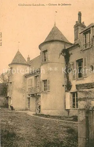 AK / Ansichtskarte Chateau Landon Chateau de Jallemain Chateau Landon