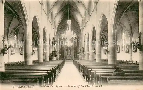 AK / Ansichtskarte Baccarat_54 Interieur de lEglise  