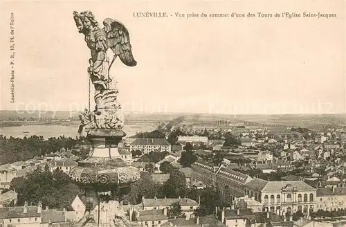 AK / Ansichtskarte Luneville_54 Vue prise du sommet dune des Tours de lEglise Saint Jacques 