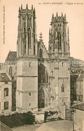 AK / Ansichtskarte Pont a Mousson_54 Eglise St Martin 