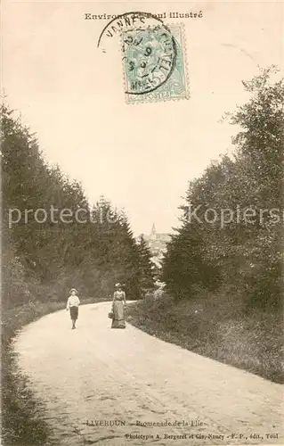 AK / Ansichtskarte Liverdun_54 Promenade de la Flie 