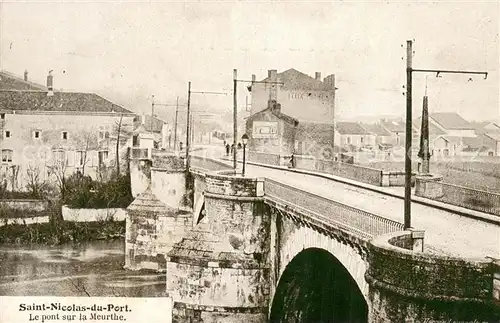 AK / Ansichtskarte Saint_Nicolas_du_Port Le pont sur la Meurthe Saint_Nicolas_du_Port