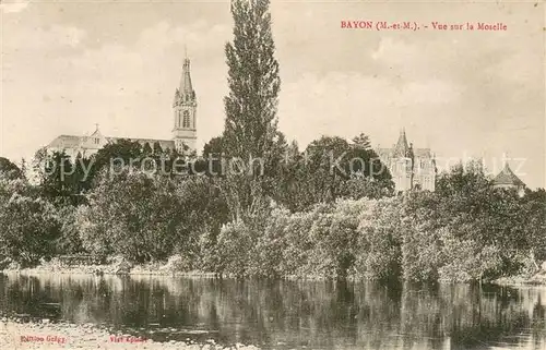 AK / Ansichtskarte Bayon_54 Vue sur la Moselle 