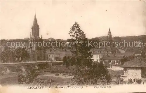 AK / Ansichtskarte Baccarat_54 Vue generale  