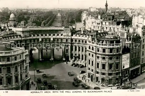 AK / Ansichtskarte London__UK Admiralty Arch with the Mall Leading to Buckingham Palace 