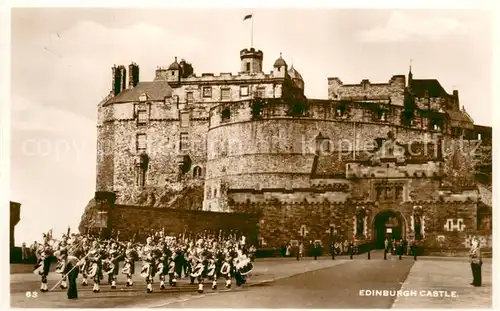 AK / Ansichtskarte Edinburgh_Scotland Edinburgh Castle 