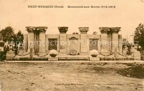 AK / Ansichtskarte Neuf Berquin_59 Monument aux Morts 1914 18 