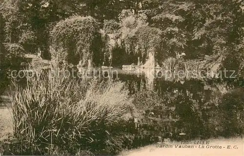 AK / Ansichtskarte Lille_59 Jardin Vauban La Grotte 