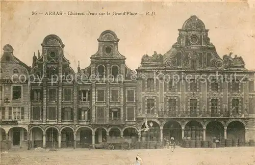 AK / Ansichtskarte Arras_Pas de Calais_62 Chateau deau sur la Grand Place 