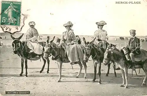 AK / Ansichtskarte Berck Plage_62 Un Quatuor 
