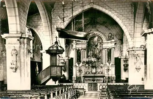 AK / Ansichtskarte Les_Sables d_Olonne_85 Interieur de lEglise de la Chaume 