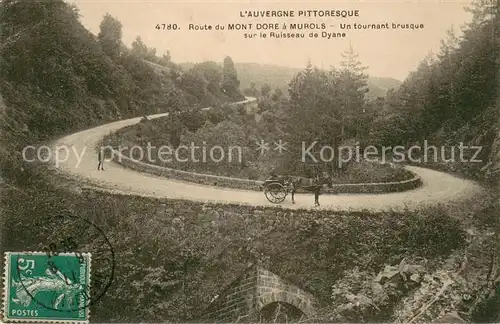 AK / Ansichtskarte Le_Mont Dore_63 Un tournant brusque sur le Ruisseau de Dyane 