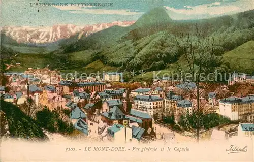 AK / Ansichtskarte Le_Mont Dore_63 Vue generale et le Capucin 