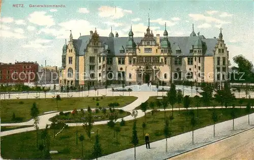 AK / Ansichtskarte Metz_Moselle Generalkommando Metz_Moselle