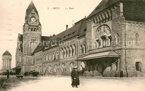 AK / Ansichtskarte Metz_Moselle La Gare Metz_Moselle