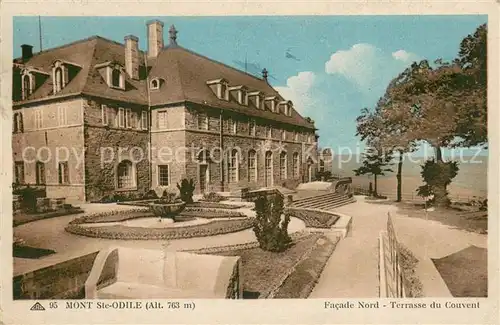AK / Ansichtskarte Mont Ste Odile_Mont Sainte Odile Facade Nord Terrasse du Couvent Mont Ste Odile