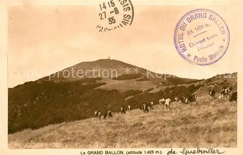 AK / Ansichtskarte Grand Ballon_Elsass_Vosges Panorama 