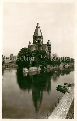 AK / Ansichtskarte Metz_Moselle Le Jardin dAmour et le Temple protestant Metz_Moselle