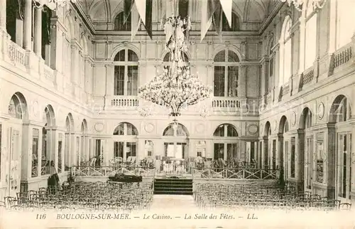 AK / Ansichtskarte Boulogne_62 sur Mer Le Casino La Salle des Fetes 