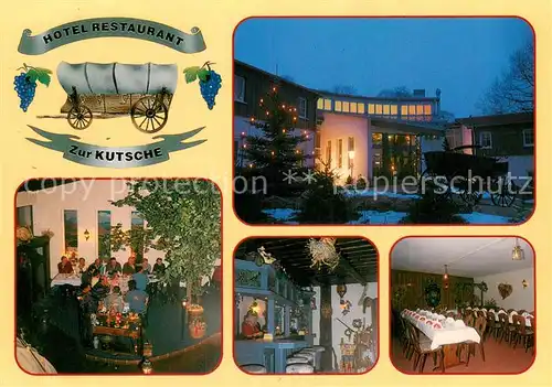 AK / Ansichtskarte Oberschoena_Mittelsachsen Hotel Restaurant zur Kutsche 