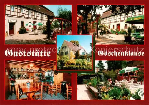 AK / Ansichtskarte Hohnstaedt Gaststaette Goeschenklause Terrasse Goeschenhaus Hohnstaedt