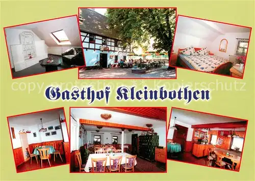 AK / Ansichtskarte Grossbothen Gasthof Kleinbothen Restaurant Fremdenzimmer Grossbothen