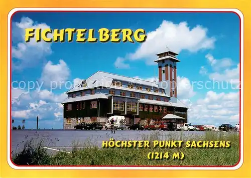 AK / Ansichtskarte Oberwiesenthal_Erzgebirge Fichtelberg Fichtelberghaus Hoechster Punkt Sachsens Oberwiesenthal Erzgebirge