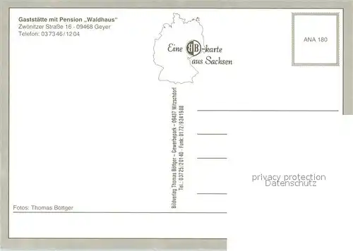 AK / Ansichtskarte Geyer Gaststaette Pension Waldhaus Geyer