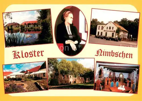 AK / Ansichtskarte Nimbschen Kloster Ruine Hotel Restaurant Nimbschen