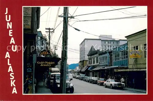AK / Ansichtskarte Juneau_Alaska South Franklin Street Center of downtown 