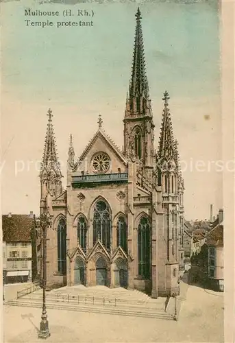 AK / Ansichtskarte Mulhouse_Muehlhausen Temple protestant Mulhouse Muehlhausen