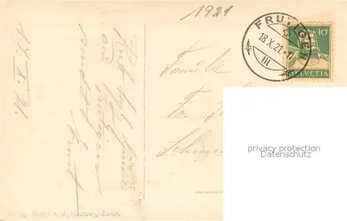 AK / Ansichtskarte Frutigen_BE mit Kirche Bluemlisalp und Doldenhorn Frutigen BE