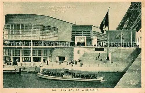 AK / Ansichtskarte Exposition_Internationale_Paris_1937 Pavillon de la Belgique 