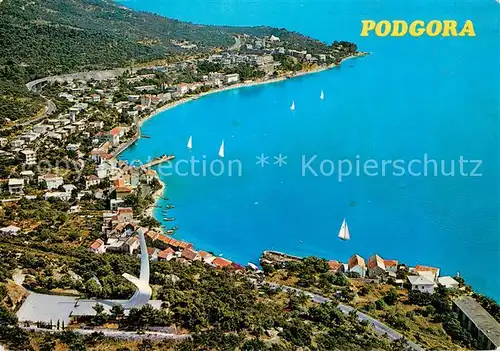 AK / Ansichtskarte Podgora_Croatia Panorama Kuestenort 