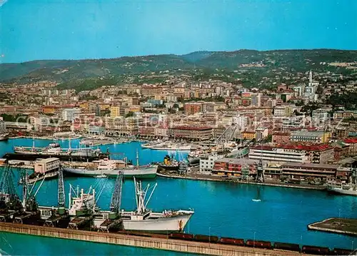 AK / Ansichtskarte Crikvenica_Kroatien Stadtpanorama Hafen Crikvenica Kroatien