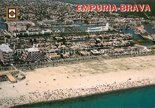 AK / Ansichtskarte Empuriabrava Panorama Kuestenort Strand Empuriabrava