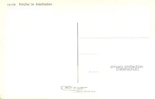 AK / Ansichtskarte Adelboden Kirche Adelboden