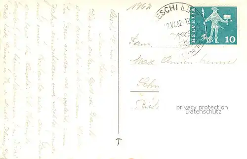 AK / Ansichtskarte Aeschi_Spiez_BE Panorama 