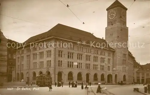 AK / Ansichtskarte St_Gallen_SG Post St_Gallen_SG