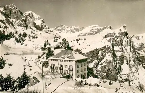 AK / Ansichtskarte Engelberg__OW Hotel Truebsee mit Bitzistock 
