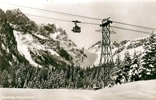 AK / Ansichtskarte Engelberg__OW Schwebebahn 