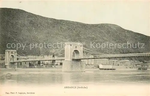 AK / Ansichtskarte Andance_07 Le Pont 