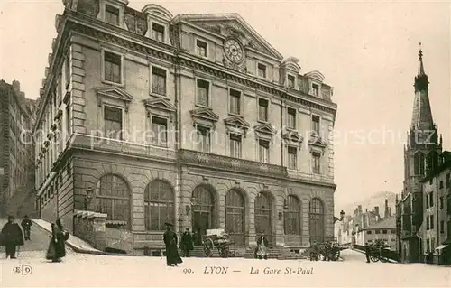 AK / Ansichtskarte Lyon_France La Gare St Paul Lyon France