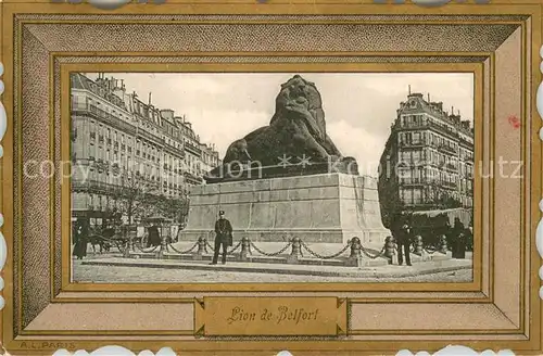 AK / Ansichtskarte Paris_75 Lion de Belfort 