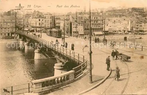 AK / Ansichtskarte Liege_Luettich Pont des Arches Liege Luettich